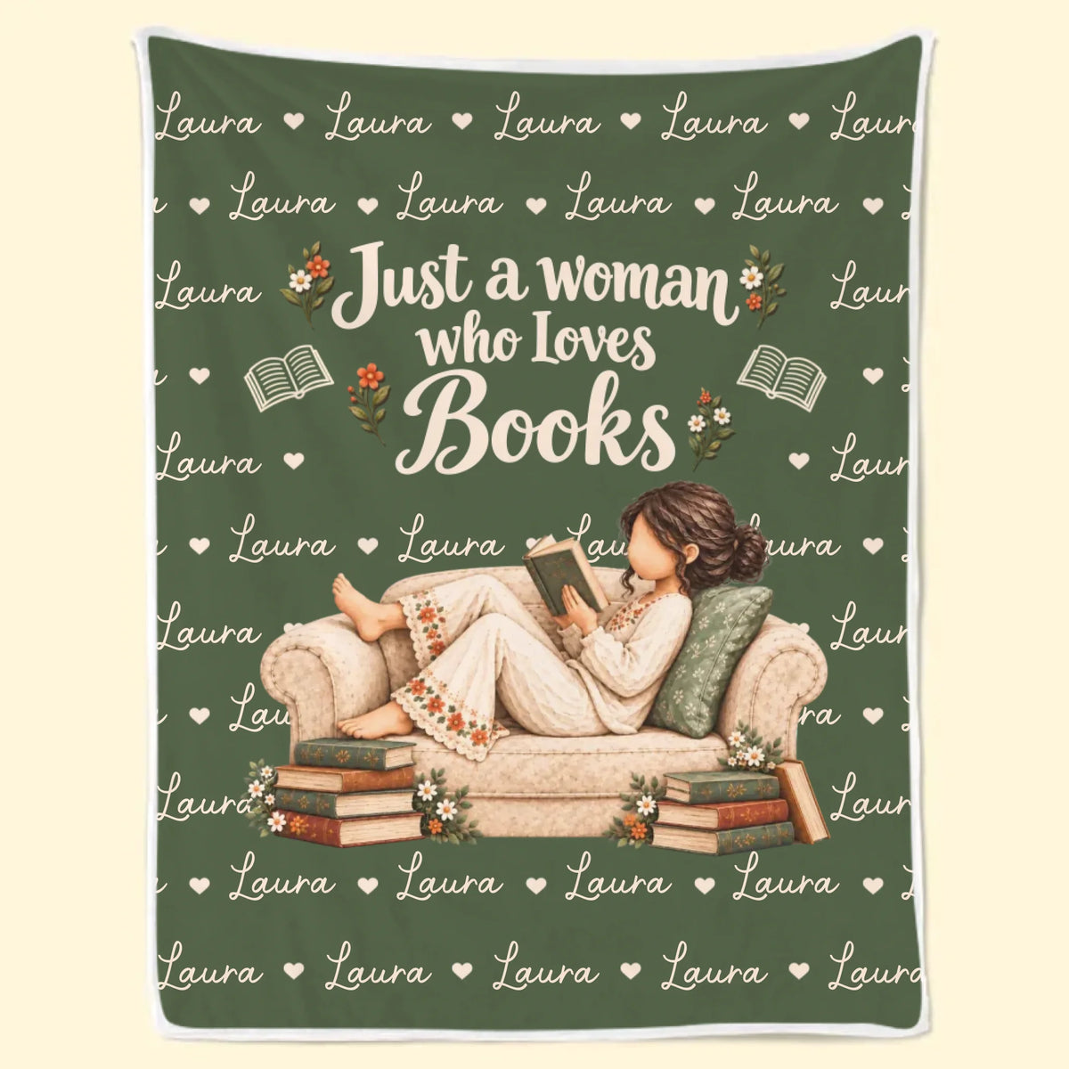 Personalized Blanket - Gift For Book Lovers - Stories I Carried